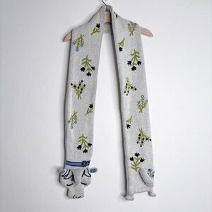 The Metropolitan Museum of Art Unicorn Knit Cotton Scarf EUC